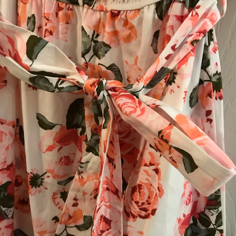 One shoulder floral dress - Picture 4 of 5